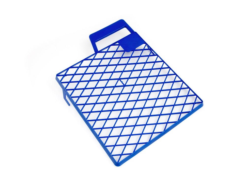 Abstreifgitter Kunststoff blau, Breite 270 mm, Länge 290 mm